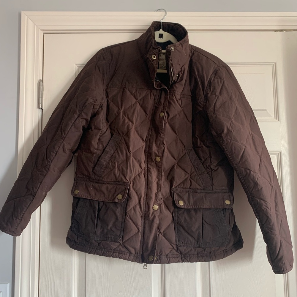 L.L. Bean Black Quilted Jacket